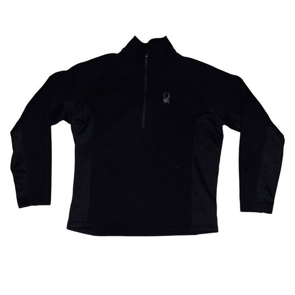 Mens Spyder Outbound black sweater size M - Picture 2 of 4